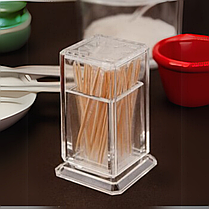 Підставки для зубочисток акрил Підставка під зубочистки 7.5х3.8 см Підставка під зубочистки, фото 3