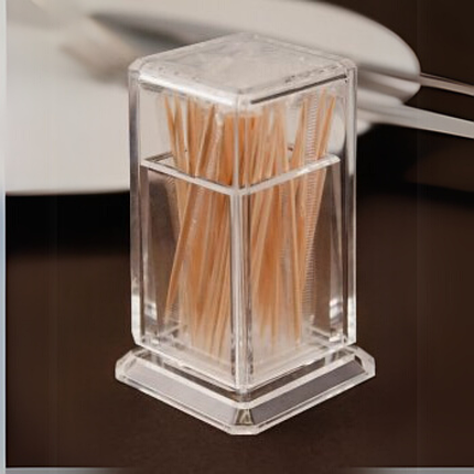 Підставки для зубочисток акрил Підставка під зубочистки 7.5х3.8 см Підставка під зубочистки, фото 1