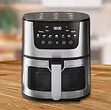 Кухонний аерогриль Rainberg RB-2287 12.5 л, 4200 Вт, потужний аерогриль, мультипічка, багатофункціональний аерог, фото 3