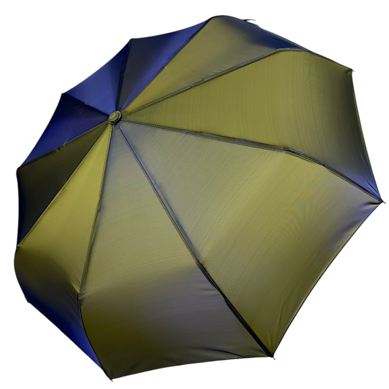 Жіноча парасоля автомат "Хамелеон" на 9 спиць від Toprain, зелений, Top 0111-2