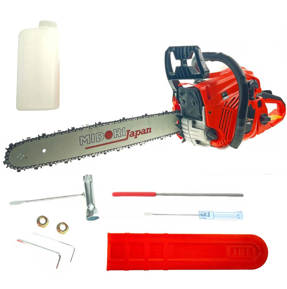 Бензопила ланцюгова 3,9 к,с, 49 куб,см, довжина шини 45см, MJ-106 ...
