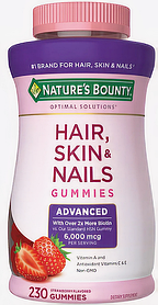 Nature's Bounty Волосся, Шкіра та Нігті, 230 жувальних таблеток