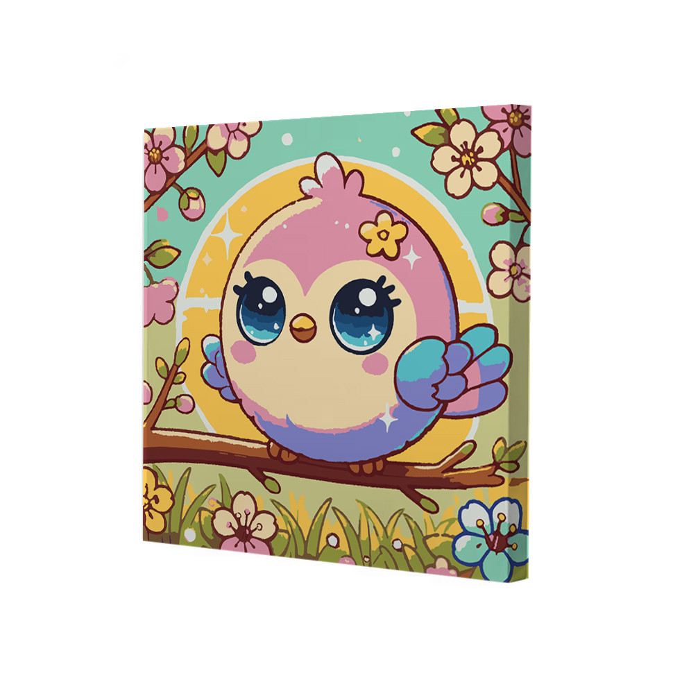 Картина за номерами Riviera Blanca Чарівна веснянка 25x25 см (RB-1096), фото 1