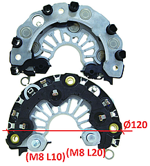 Діодний міст FIAT ALBEA, FIAT BRAVA, DOBLO, MAREA, MULTIPLA, PALIO, SIENA, STILO, LANCIA LYBRA, VOLVO S60, S80