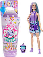 Лялька Барбі сюрприз перевтілення Barbie Pop Reveal Bubble Tea Series Taro Milk