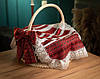 Чохол для великодного кошика з накидкою та бантом., фото 5