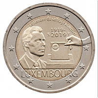 Монета Люксембурга 2 євро 2019 р. Виборче право