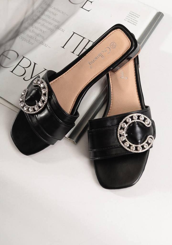 Шльопанці жіночі чорні Б1661, фото 1