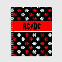 Блокнот А5 «AC DC winter steel»