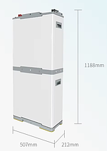 Акумуляторна батарея Blue Carbon BCT-V-48-300 | Літієва (LiFePO4), 48V/300Ah/15.36kWh, для Сонячних Систем і ДБЖ, фото 2