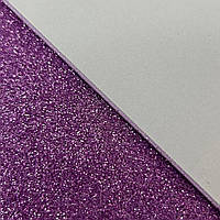 Фоаміран із глітером клейова основа 1,6 мм, 1 аркуш А4 - фіолетовий