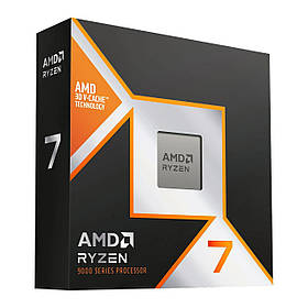AMD Центральний процесор Ryzen 7 9800X3D 8C/16T 4.7/5.2GHz Boost 96Mb Radeon Graphics AM5 120W w/o cooler Box