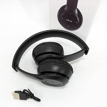 Бездротові навушники Bluetooth Wireless Headset P47 Black Гарнітура для ПК, телефону з мікрофоном