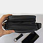 Сумка через плече чоловіча натуральна шкіра чорна стильний мессенджер для повсякденного використання, фото 6