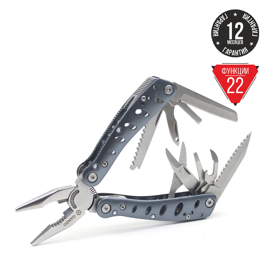 Мультитул Multi Tool Ganzo G101-H (G205) Techno-Torba Гарант Якості