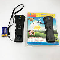 Ультразвуковий відлякувач собак ZF853E Super Ultrasonic Dog Chaser із ліхтариком засіб від собак захист