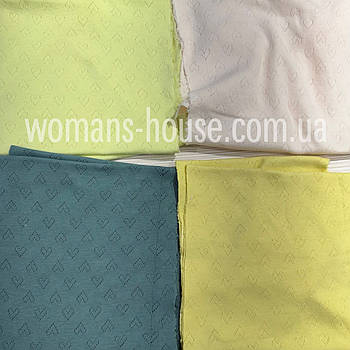 Тканина Рибана тонка з орнаментом ширина 180 см Рулон від 20 кг