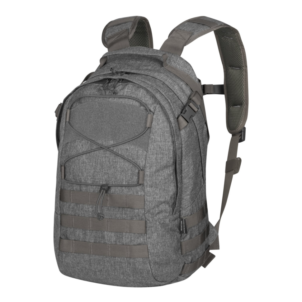 Рюкзак EDC 21л Helikon-Tex Backpack - Nylon Polyester Blend - Melange Grey Techno-Torba Гарант Качества