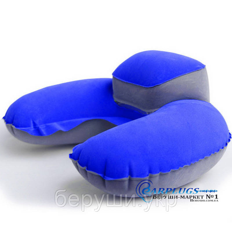 ОПТом Дорожные надувные Подушки для путешествий с подголовником Silenta (4 цвета) + чехол! - фото 5 - id-p615915353