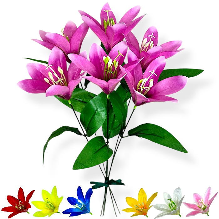 Лілія одиначка на ніжці, 45см, фото 1