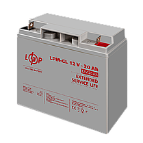Акумулятор гелевий LPM-GL 12V - 20 Ah, фото 4