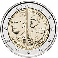 Монета Люксембурга 2 євро 2017 р. Вілем III