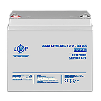 Акумулятор мультигелевий LPM-MG 12V - 33 Ah, фото 3