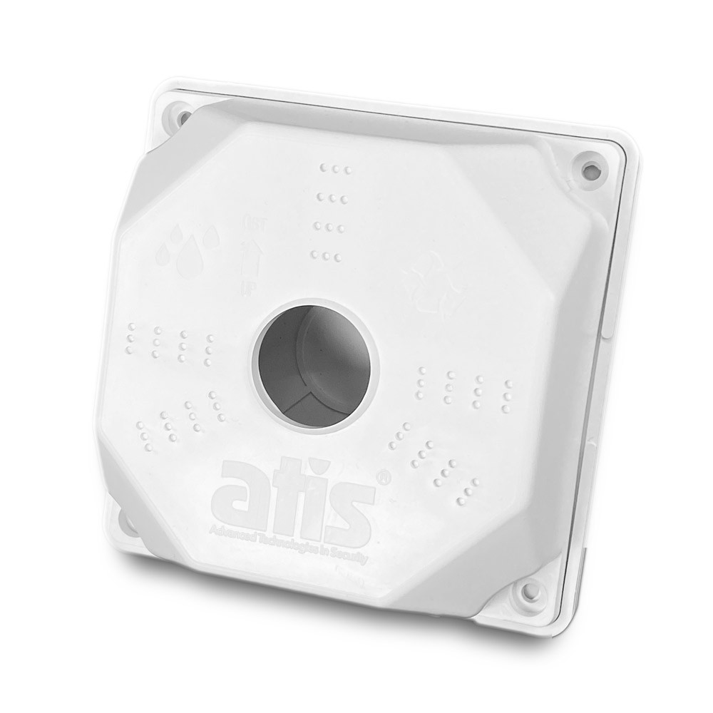 Кронштейн універсальний - монтажна коробка ATIS AB-Q130 біла, фото 1