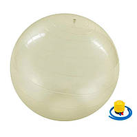 М'яч для фітнесу (фітбол) "HMS" NE-TRN19-65 прозорий 65 см