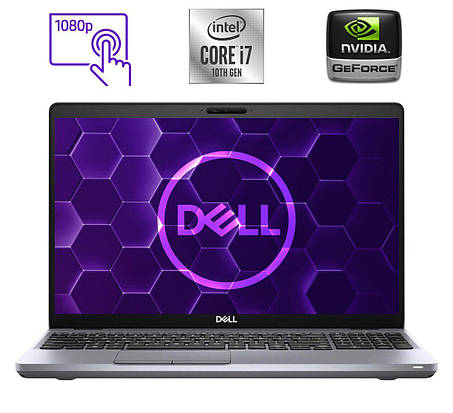 Ігровий ноутбук Dell Latitude 5511/ 15.6" 1920x1080 Touch/ i7-10850H/ 16GB RAM/ 512GB SSD/ MX250 2GB, фото 1