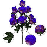 Штучні квіти букет бутони троянд пузаті, 62см, фото 5