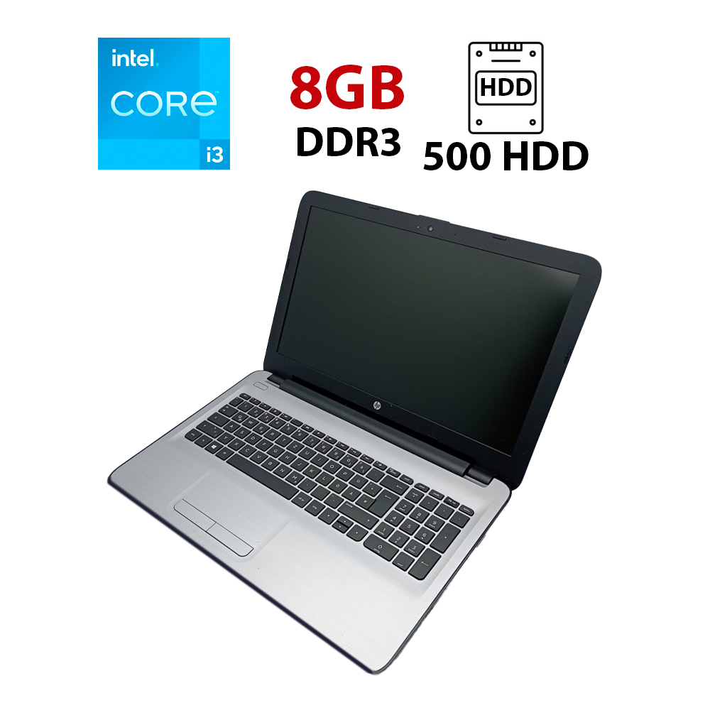 Ноутбук HP 255 G5/ 15.6" (1366x768)/ Core i3-370M/ 8 GB RAM/ 500 GB HDD/ HD