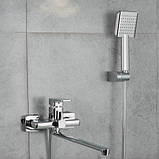 Змішувач для ванни Frap F2260 (з душовою лійкою, хром), фото 7