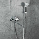 Змішувач для ванни FRAP F-2267 (латунь, хром), фото 4