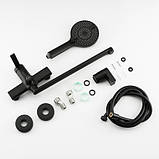 Змішувач для ванни FRAP F2267-6 (латунь, чорний), фото 2