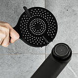 Змішувач для ванни FRAP F2267-6 (латунь, чорний), фото 3