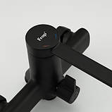 Змішувач для ванни FRAP F2267-6 (латунь, чорний), фото 4