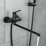 Змішувач для ванни FRAP F2267-6 (латунь, чорний), фото 10