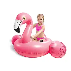Надувний плотик для катання Intex 57558 «Фламінго», 178 х 135 см