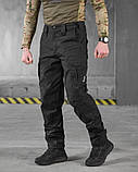 Штани польовийні Чорні з манжетами Afina 7.62 Black ВТ5044 ТМ, фото 2