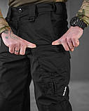 Штани польовийні Чорні з манжетами Afina 7.62 Black ВТ5044 ТМ, фото 5