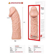 Насадка на член Kokos Extreme Sleeve ES.05 розмір S, фото 6