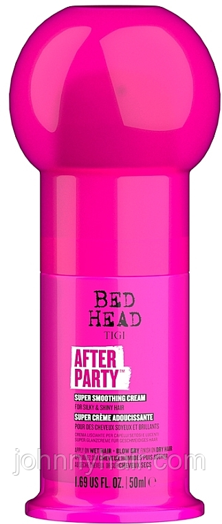 TIGI Bed Head After Party вирівнюючий крем для блиску та шовковистості волосся 50 мл
