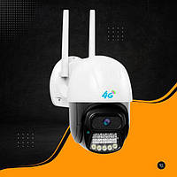 Камера відеоспостереження 4G, поворотна з датчиком руху, IP-камера програма V380 Pro,