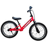 Велобіг (біговел) з надувними колесами 16 дюймів і ручним гальмом TM CORSO LAMBO арт. LB-16745, фото 2