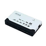 USB Mini/MicroSD, SD MMC, xD M2 MS Duo CF кардрідер, фото 5