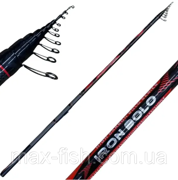 Болонська вудка Feima IRON BOLO 6,0 м тест 50-120 г з кільцями, фото 1