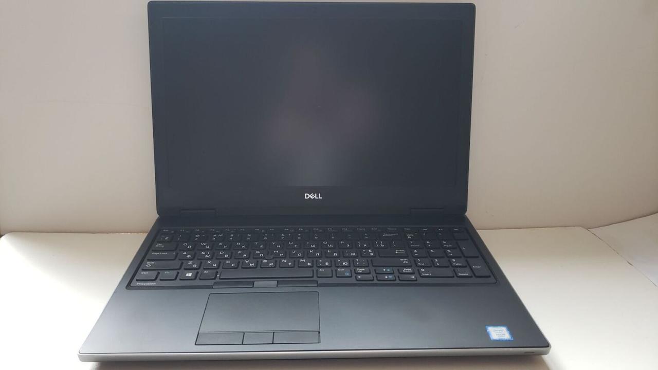 Б/в Ноутбук Dell Precision 7530 15.6" 1920x1080| Xeon E-2186M| 64GB RAM| 256GB SSD+512GB SSD| Quadro P3200 6GB