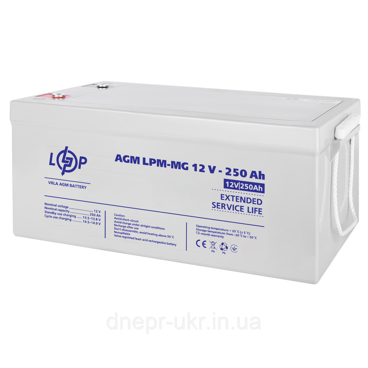 Акумулятор мультигелевий LPM-MG 12V - 250 Ah