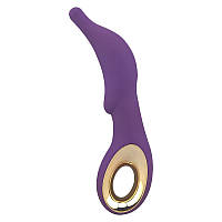 Вібратор водонепроникний з силікону Lealso-Dolphin Purple Кайф